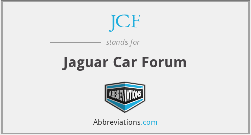 JCF - Jaguar Car Forum