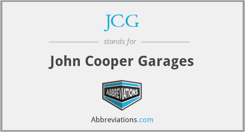 JCG - John Cooper Garages