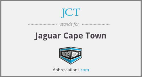 JCT - Jaguar Cape Town