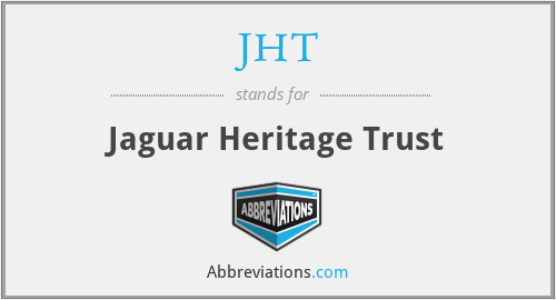 JHT - Jaguar Heritage Trust