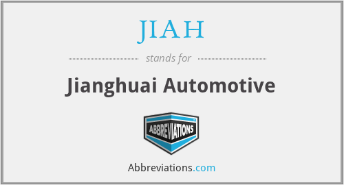 JIAH - Jianghuai Automotive