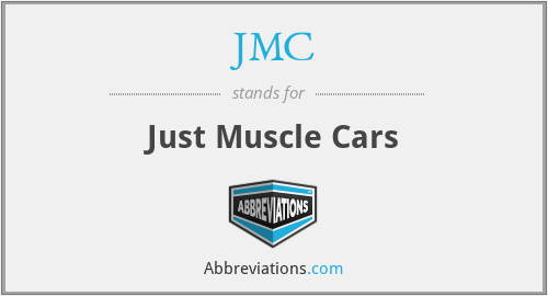 JMC - Just Muscle Cars