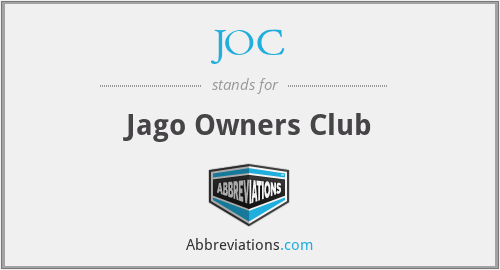 JOC - Jago Owners Club