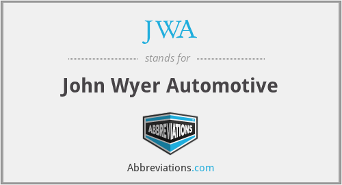 JWA - John Wyer Automotive