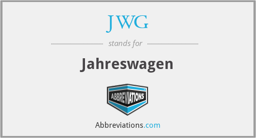 JWG - Jahreswagen