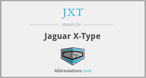 JXT - Jaguar X-Type
