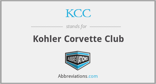KCC - Kohler Corvette Club