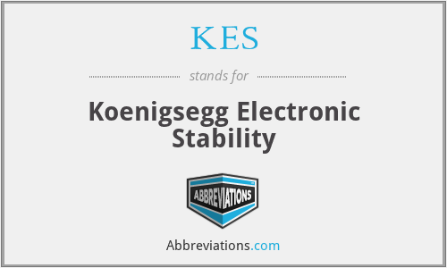 KES - Koenigsegg Electronic Stability