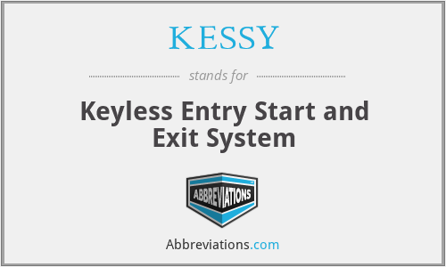 KESSY - Keyless Entry Start and Exit System