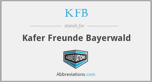 KFB - Kafer Freunde Bayerwald