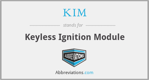 KIM - Keyless Ignition Module