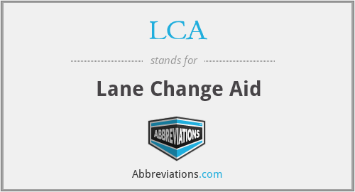 LCA - Lane Change Aid