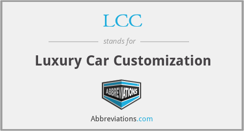 LCC - Luxury Car Customization