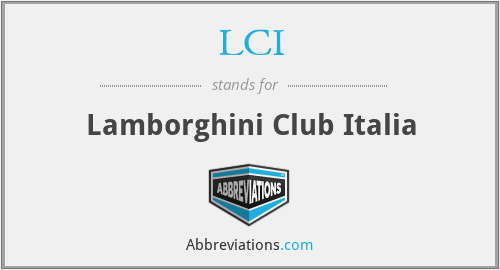 LCI - Lamborghini Club Italia