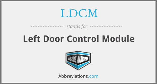 LDCM - Left Door Control Module