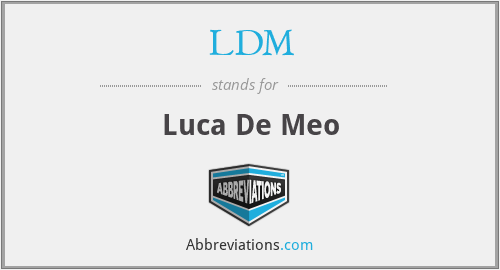 LDM - Luca De Meo