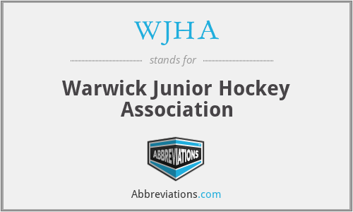 WJHA - Warwick Junior Hockey Association
