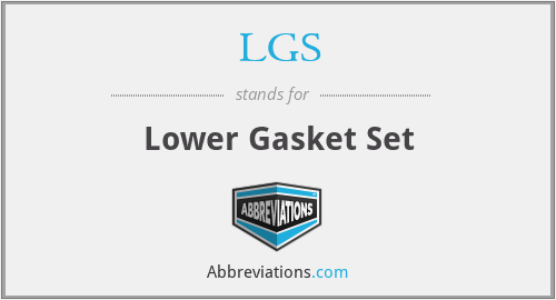 LGS - Lower Gasket Set