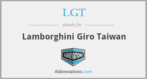 LGT - Lamborghini Giro Taiwan