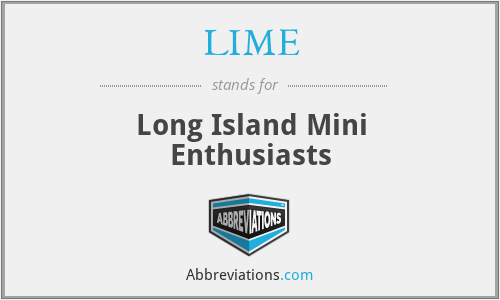 LIME - Long Island Mini Enthusiasts