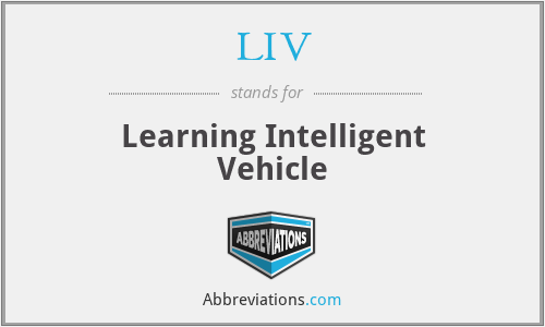 LIV - Learning Intelligent Vehicle