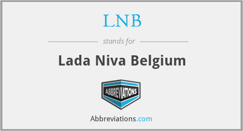 LNB - Lada Niva Belgium