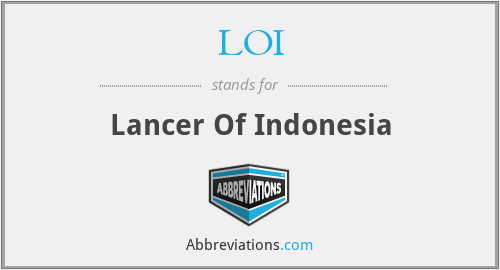 LOI - Lancer Of Indonesia