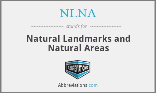 NLNA - Natural Landmarks and Natural Areas