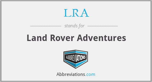 LRA - Land Rover Adventures