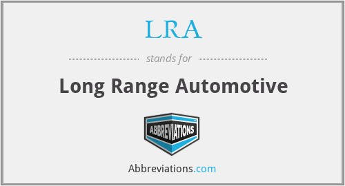 LRA - Long Range Automotive