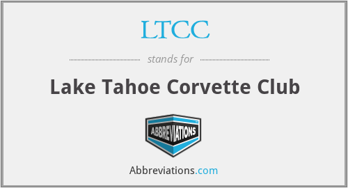 LTCC - Lake Tahoe Corvette Club