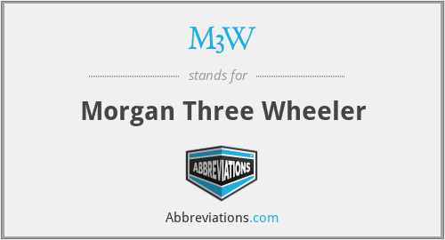 M3W - Morgan Three Wheeler