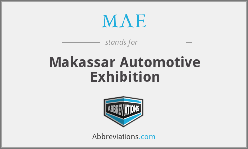 MAE - Makassar Automotive Exhibition