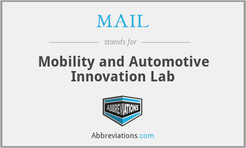 MAIL - Mobility and Automotive Innovation Lab