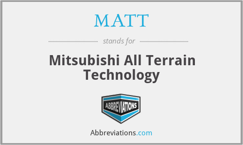 MATT - Mitsubishi All Terrain Technology