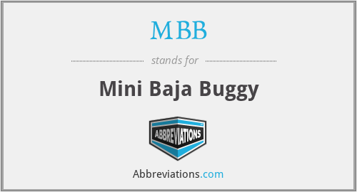 MBB - Mini Baja Buggy
