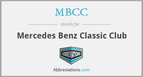 MBCC - Mercedes Benz Classic Club