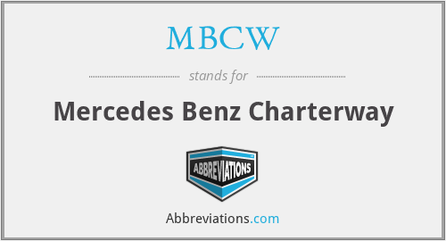 MBCW - Mercedes Benz Charterway