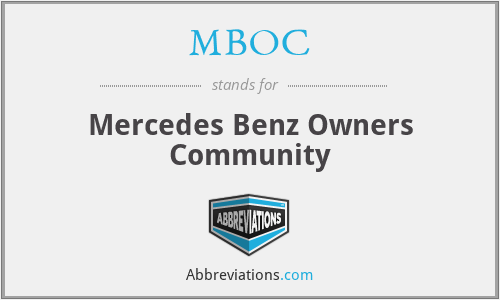MBOC - Mercedes Benz Owners Community