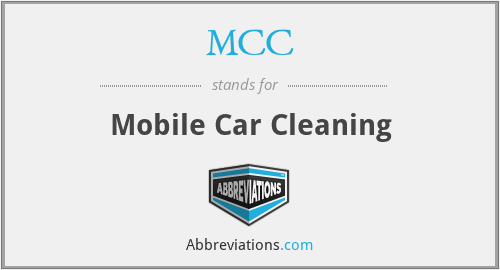 MCC - Mobile Car Cleaning