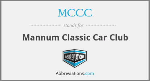 MCCC - Mannum Classic Car Club