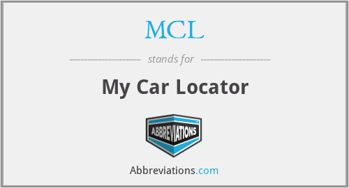 MCL - My Car Locator
