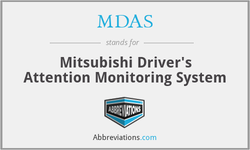 MDAS - Mitsubishi Driver's Attention Monitoring System