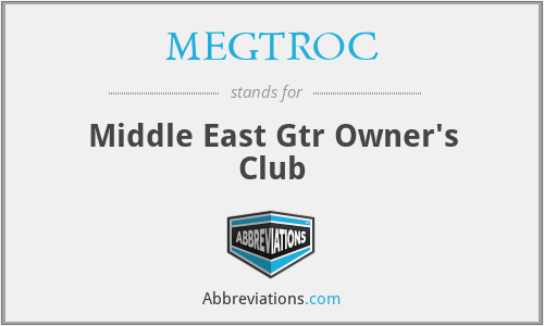 MEGTROC - Middle East Gtr Owner's Club