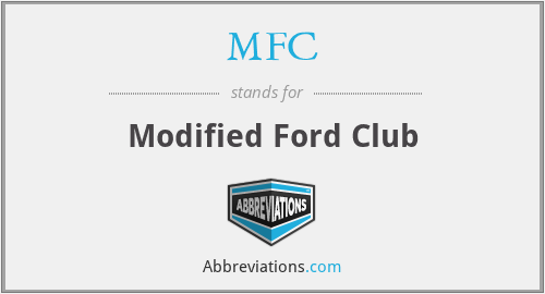 MFC - Modified Ford Club