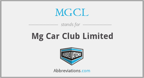 MGCL - Mg Car Club Limited