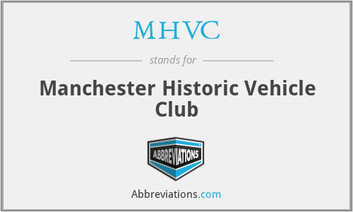 MHVC - Manchester Historic Vehicle Club