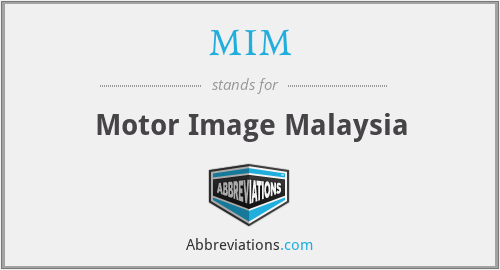 MIM - Motor Image Malaysia