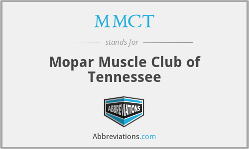 MMCT - Mopar Muscle Club of Tennessee