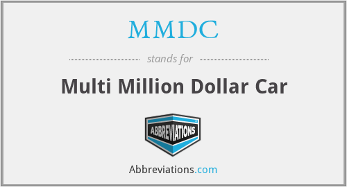 MMDC - Multi Million Dollar Car